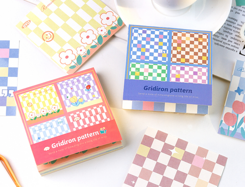 Jiyu Checkerboard Note Paper
