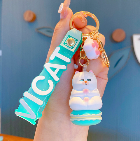 Vicat Grump Cat Keychain