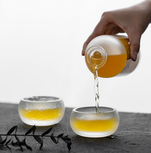 Japanese Frozen Glass Cup