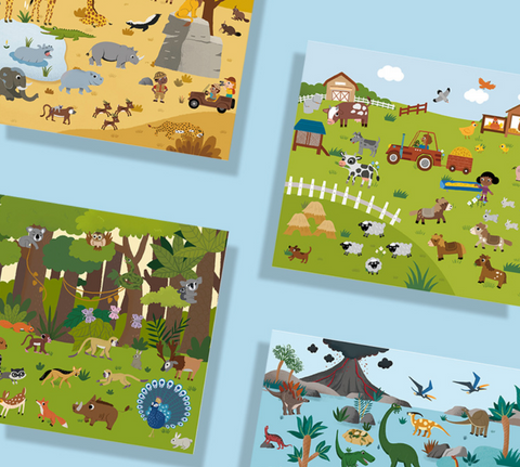 Mideer Reusable Stickers Pad