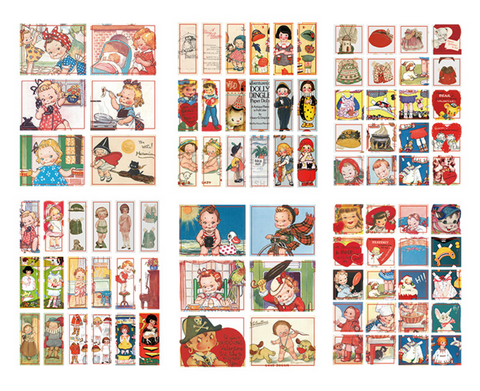 Vintage Scrapbook Sticker