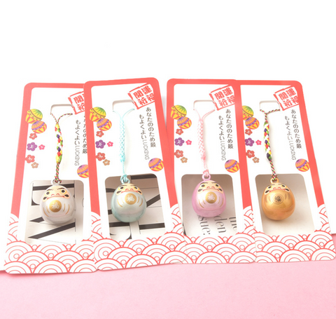 Asakusa Daruma Water Bell Charm