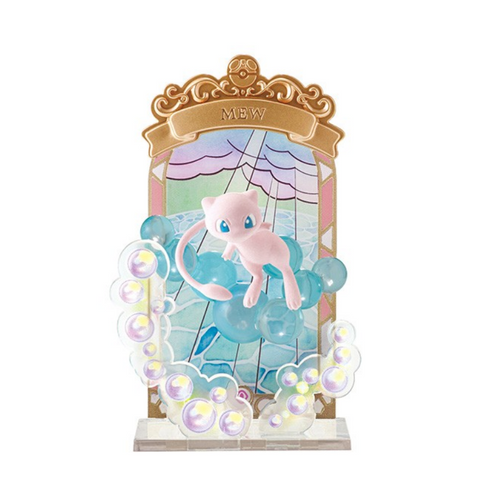 Pokemon Stained Glass Statues