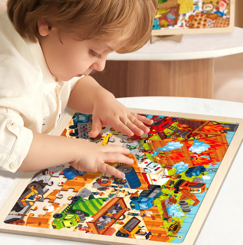 Children Wood Frame Puzzle