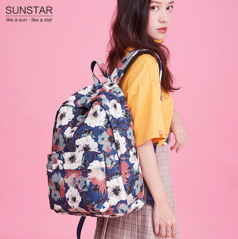Watercolor Flower Backpack