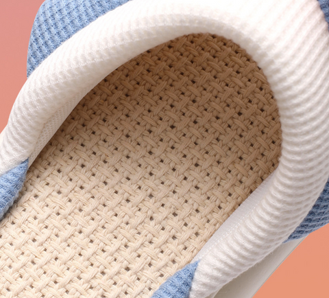 Bow Knot Straw Slipper