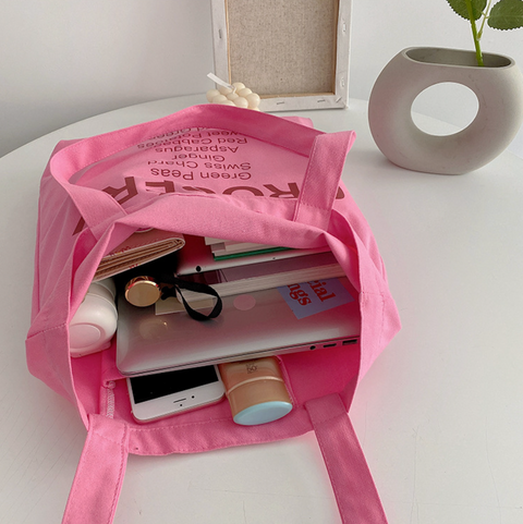 Grocery Canvas Tote