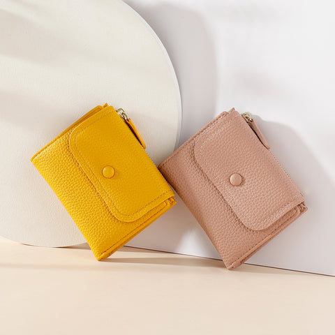 Two Fold Button Wallet