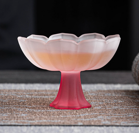 Lotus Glass Goblet