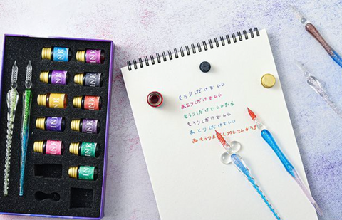 Star Dream Glass Dip Pen Set