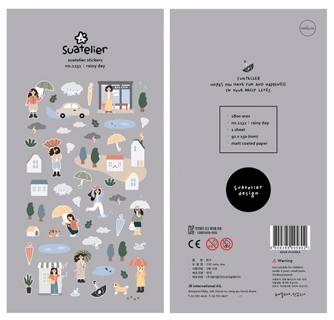 Suatelier Sonia Rainy Day Sticker