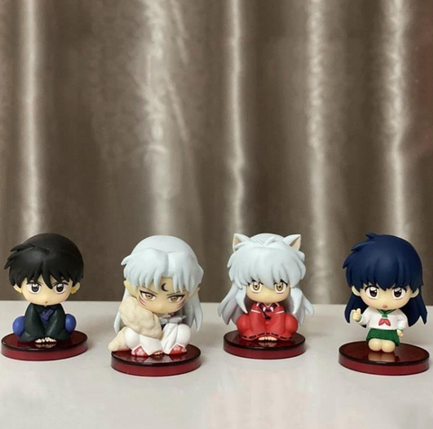 Inuyasha Q Version Sitting Statues