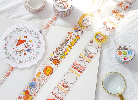 Jiyu PET Cute Matte Washi Tape