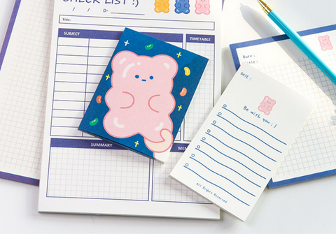 Jiyu Cute Memo Post- It Lists