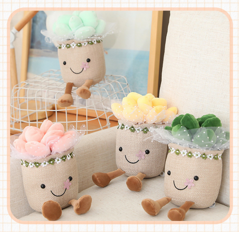 25cm Colorful Succulent Plant Plush