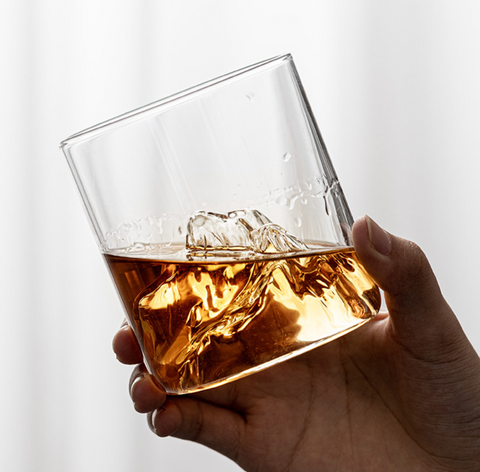 Mount Fuji Glass Cup 450ml