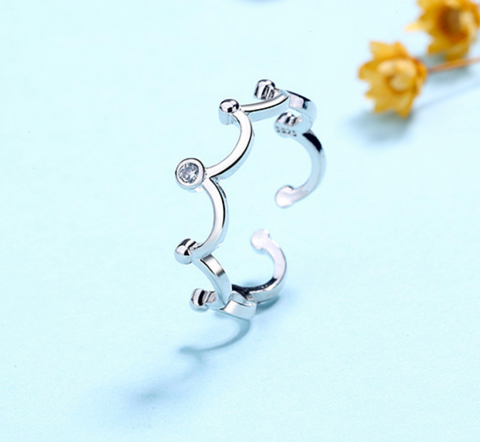 Crystal Dot Ring