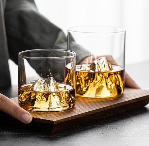 Mount Fuji Glass Cup 450ml