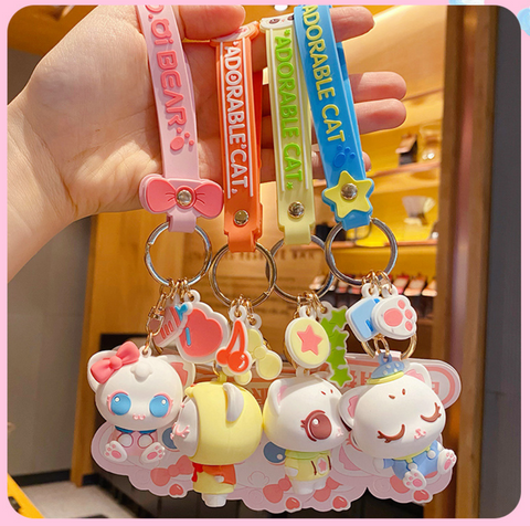 Adorable Cat Keychain