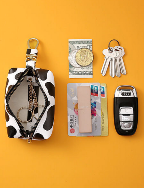 Milk Vegan Leather Pouch