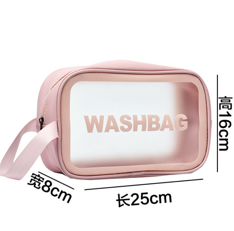 Transparent Cosmetic Medium Matte Bag