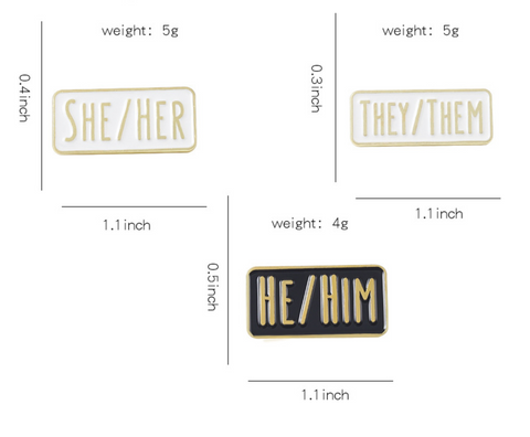 Pronoun Pins
