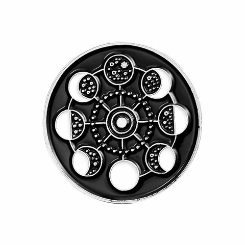 Waning Moon Pin