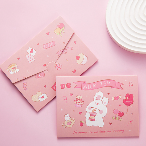 Three Fold Rabbit Card