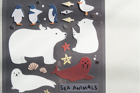 Suatelier Sea Animals Sticker
