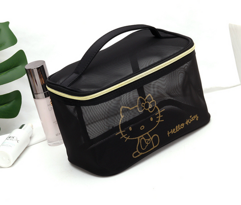 Hello Kitty Toiletry Transparent Mesh Bag