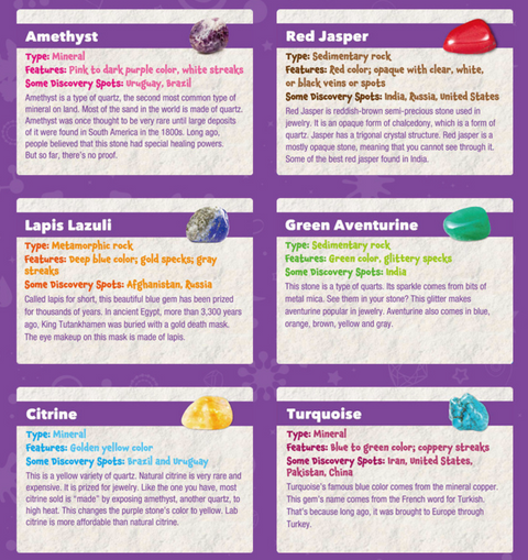 Gems Dig & Create Kit