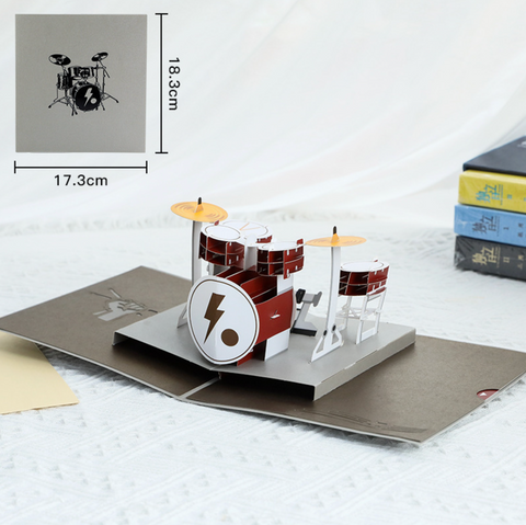 Pop Out Card Drums