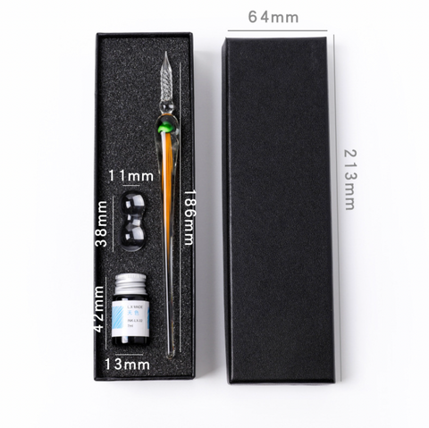 Jellyfish Glass Dip Pen Set