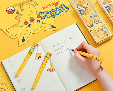 0.5mm Pikachu Fountain Pen Set with Refill