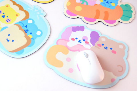 Cute Cartoon Party Mouse Pad