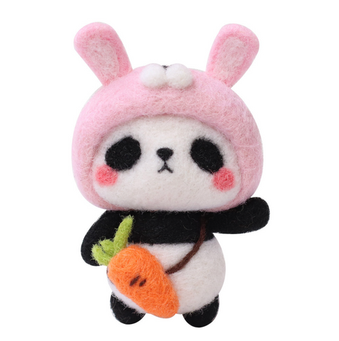 Baby Panda Needle Felt DIY Set