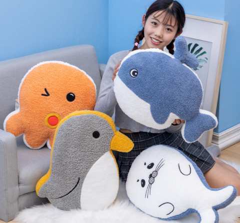 Animal Fuzzy Cushion