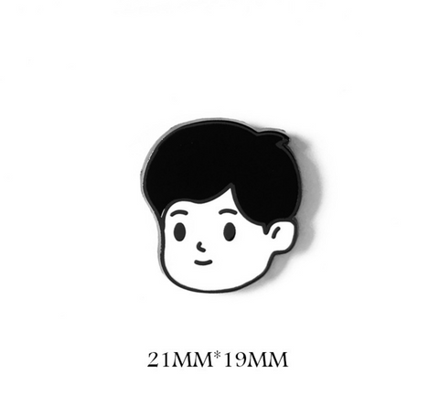 Black and White Pin