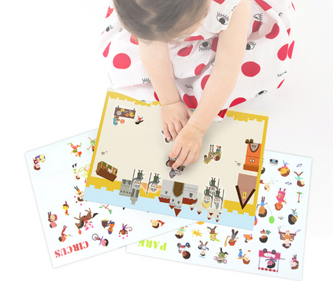 Mideer Reusable Stickers Pad