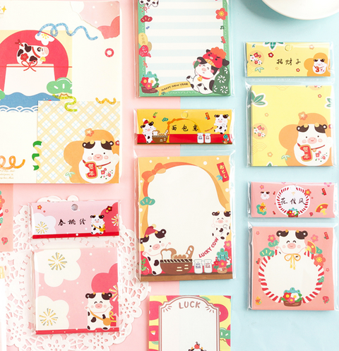 Hashimoto Cow Note Pad