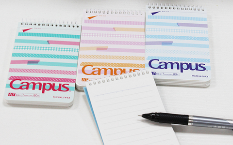 Campus Spiral Top Lined Pad A7 80 pg