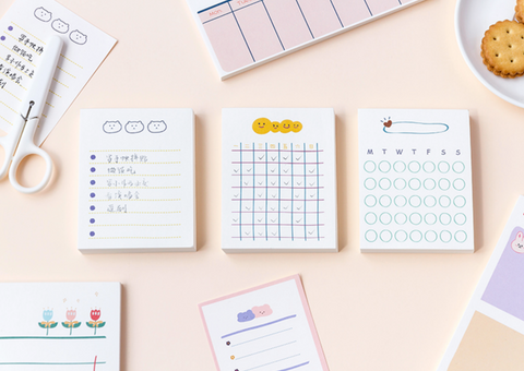 Jiyu Bright Memo Pads