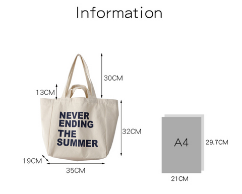Summer Canvas Tote