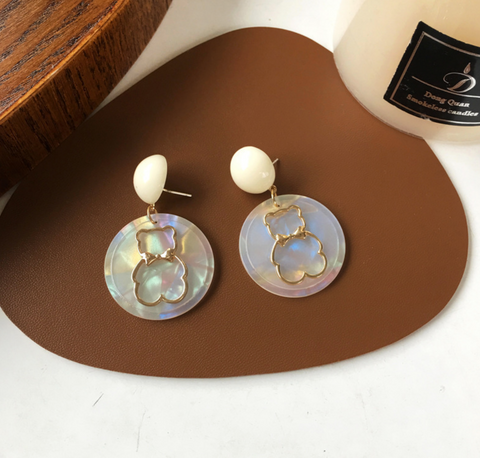 Teddy Bear Earring