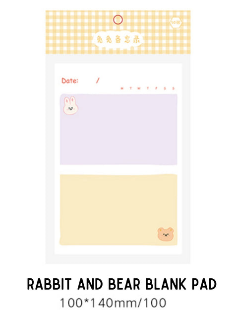 Jiyu Bright Memo Pads