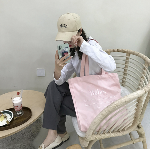 Noirnine Bebe Canvas Tote