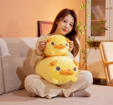 Soft Round Eye Pug Plush 40cm