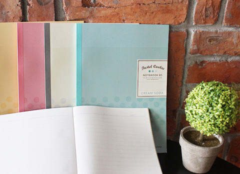 Campus Pastel Cookie Lined Notebook B5 40pg