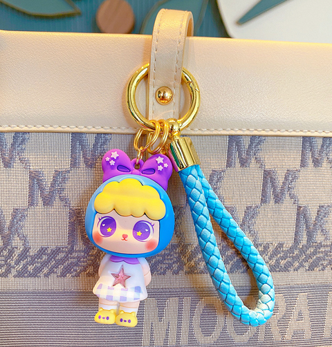 Bear Girl Keychain