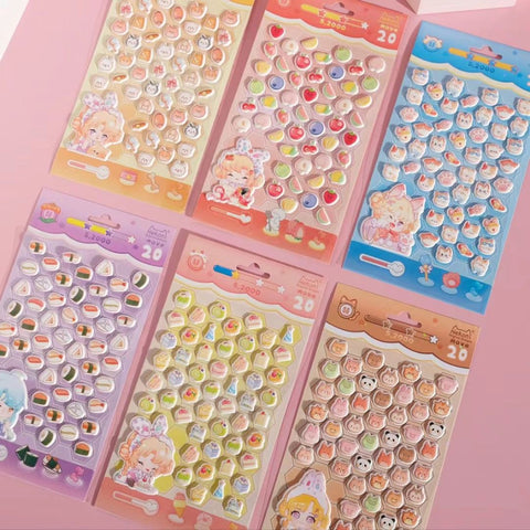 Fruit Match Stickers
